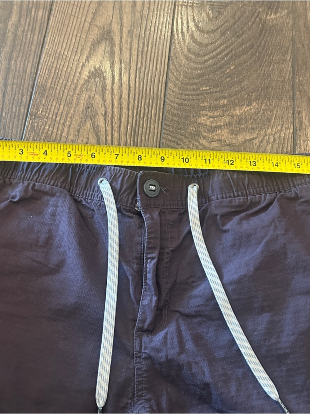 Vuori Men’s Brown Ripstop Shorts Drawstring Hiking V370 Size‎ Large - Picture 4 of 5